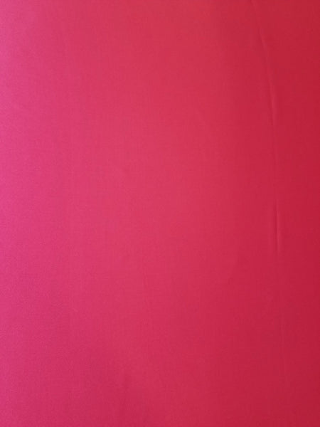 Fuchsia Silk Satin Fabric Flat View