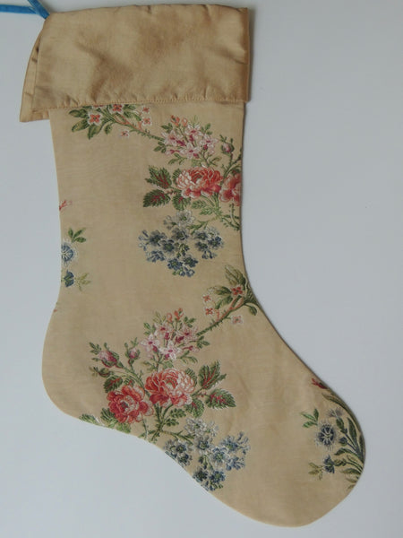 Floral Beige Stockings