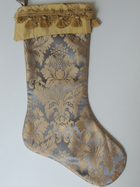Gold Purple Damask Trim