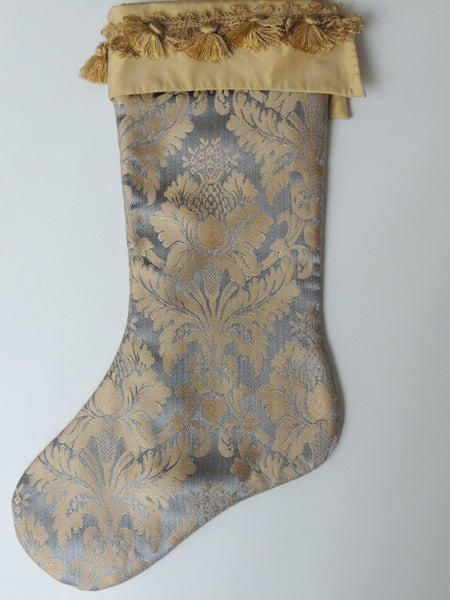 Gold Purple Damask Trim