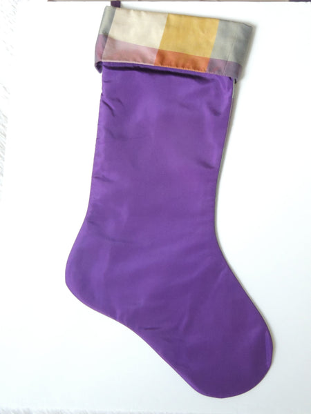 Multicolor check stocking