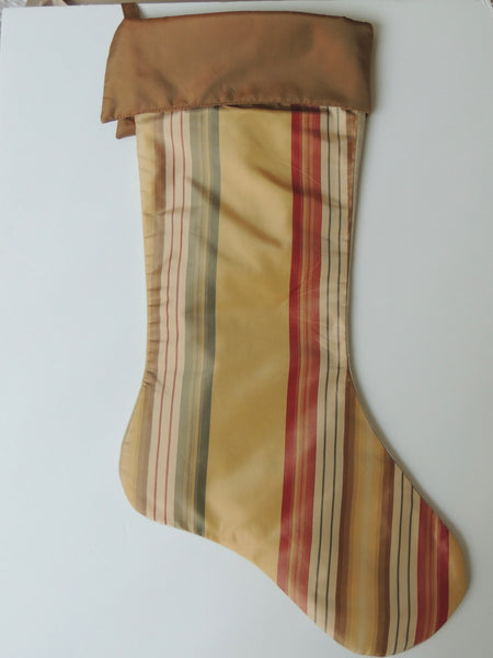 Gold Red stripe Stocking