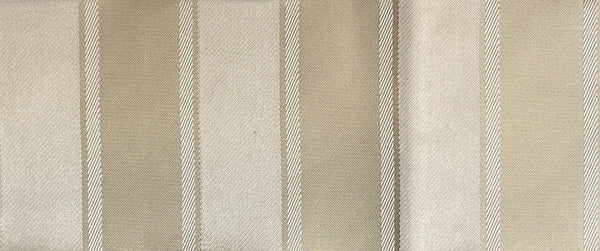 Cream Striped Silk Damask Fabric by Beacon Hill Close-Up Photo
